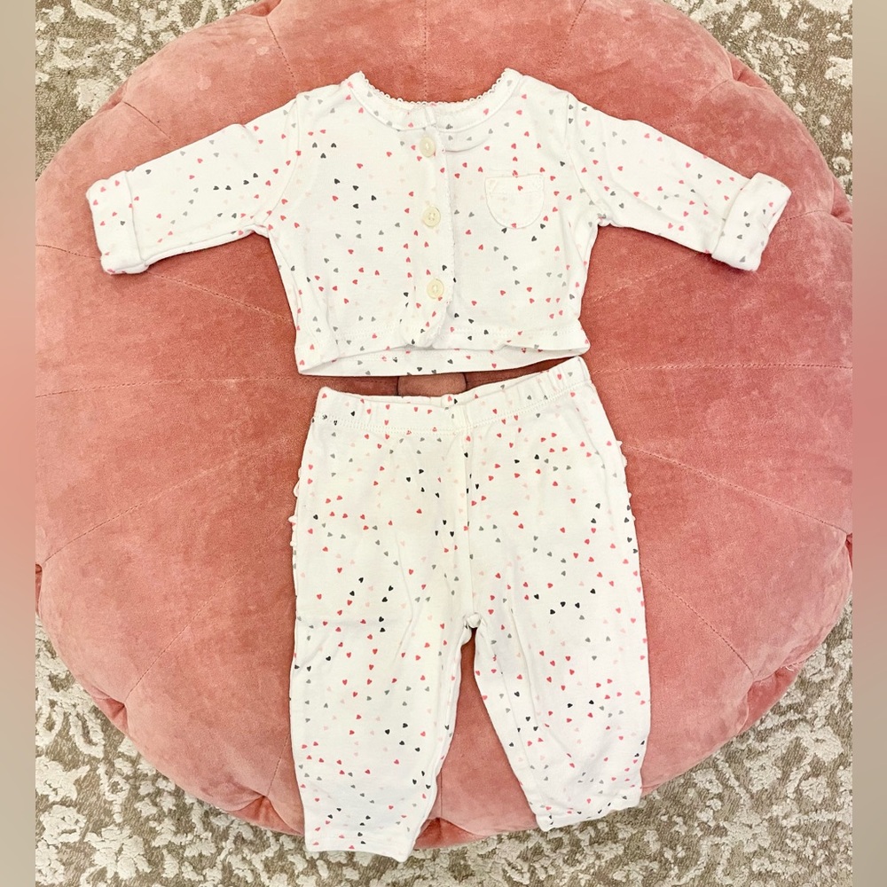 Newborn cardigan set